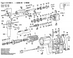 Bosch 0 601 199 642 GSB 20-2 REM Percussion Drill 240 V / GB Spare Parts GSB20-2REM